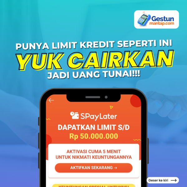 Cara Lengkap Gestun Shopee PayLater