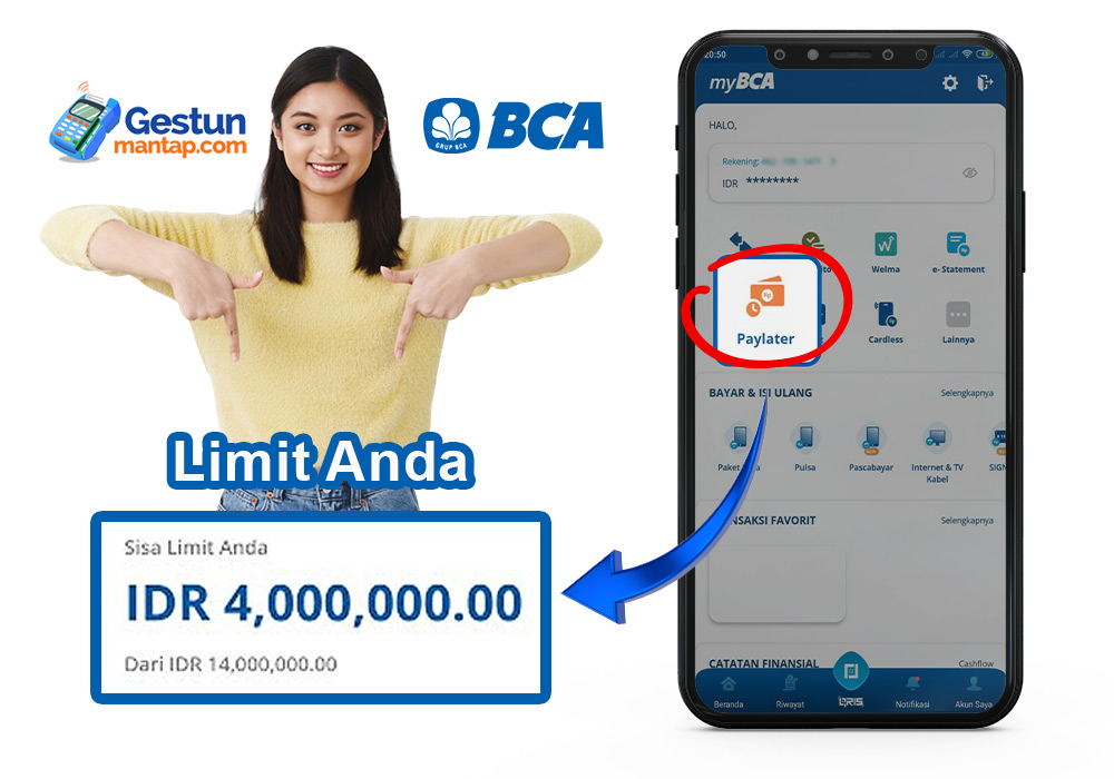 Cara Periksa Limit Paylater