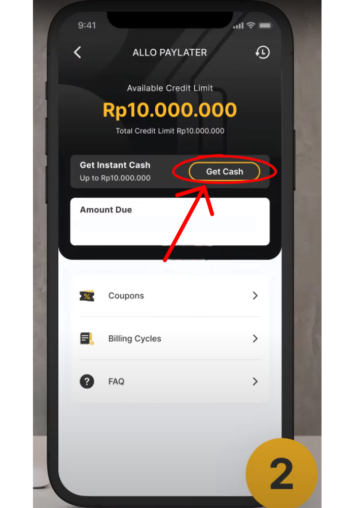 Cara Gesek Tunai Allo Bank