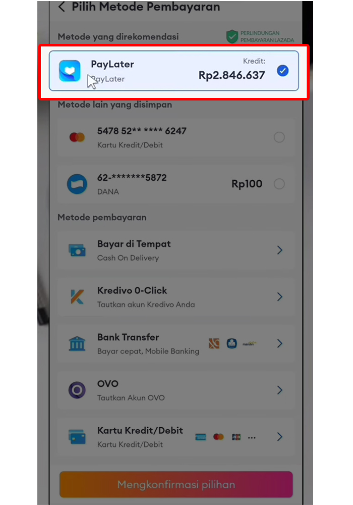 Cara Gesek Tunai Lazada PayLater Ke Rekening