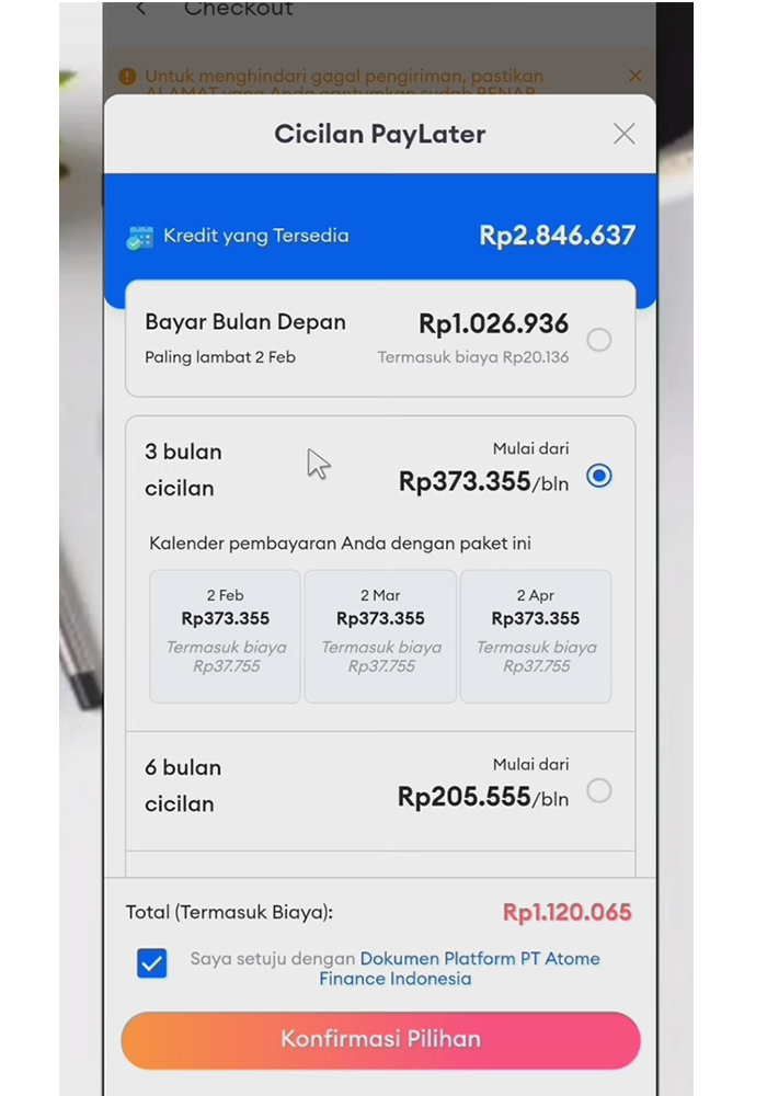 Cara Gesek Tunai Lazada PayLater Ke Rekening